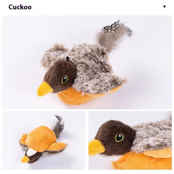 Jouet pour chat oiseau battant des ailes