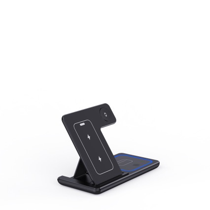 3-in-1 LED Schnelle Kabellose Ladestation Faltbar