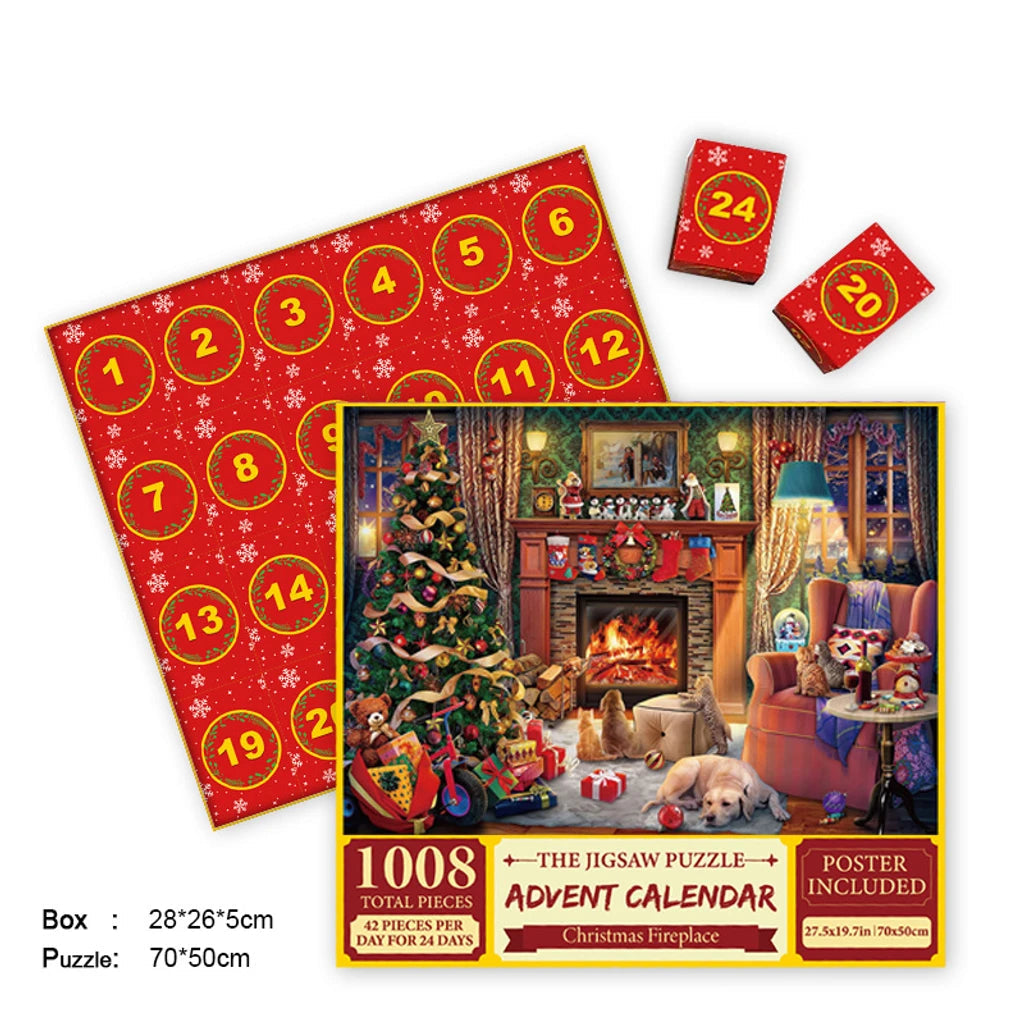 Fröhlicher Jigsaw-Adventskalender