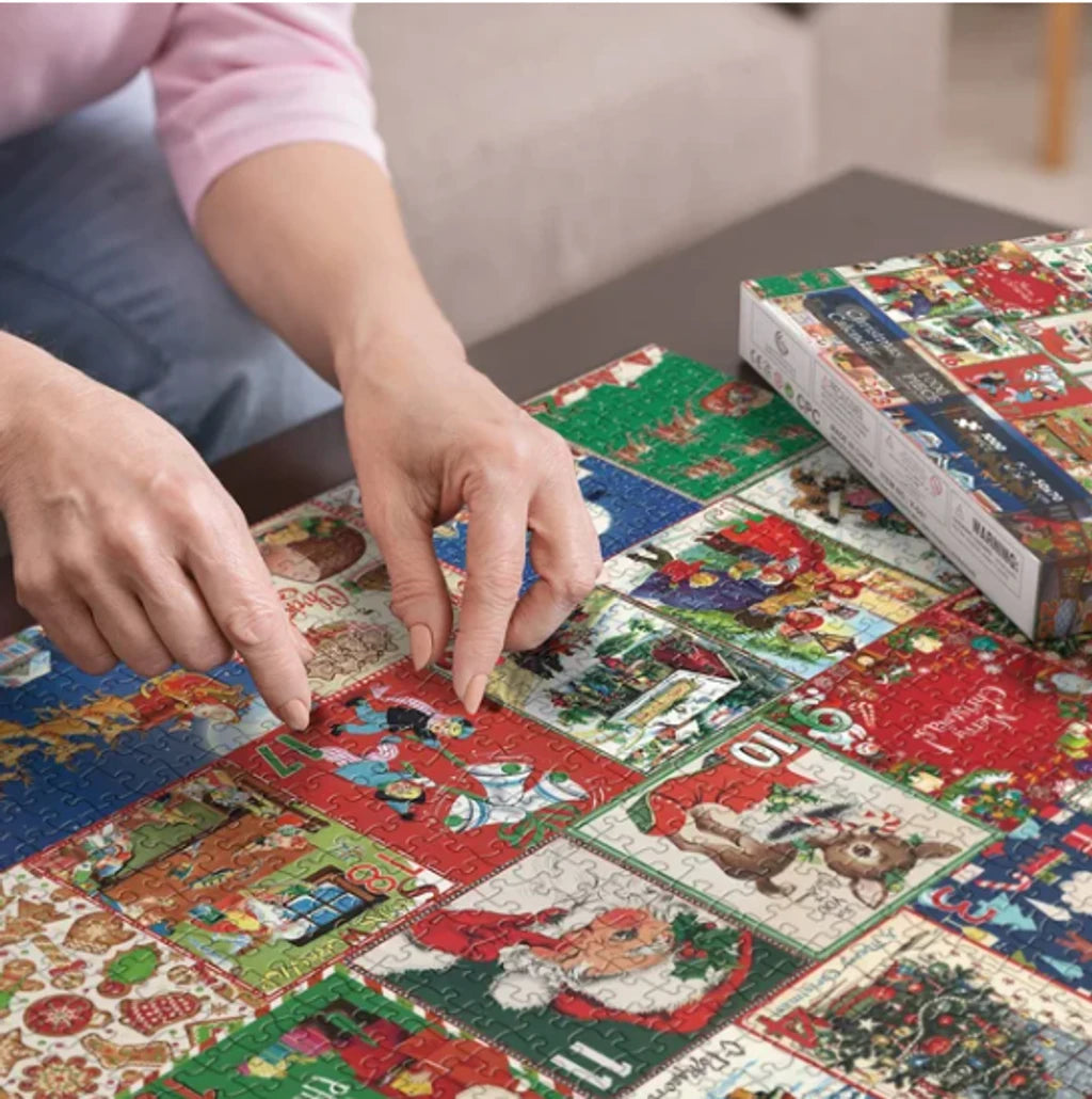 Fröhlicher Jigsaw-Adventskalender
