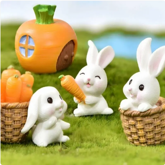 Miniatur-Harztierfiguren – DIY Mikro-Landschaftsdeko