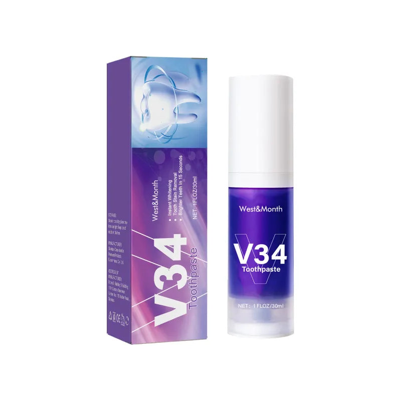 Mousse Nettoyante Dents V34