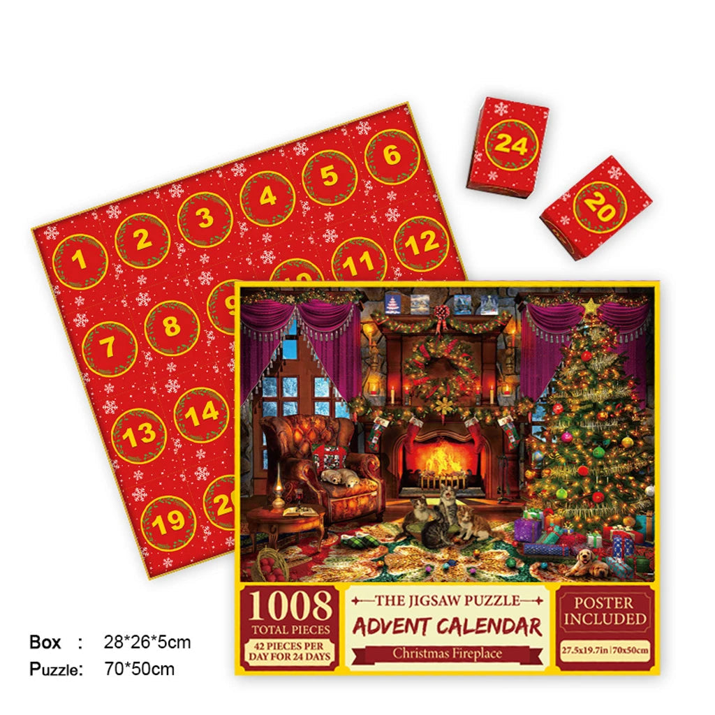Fröhlicher Jigsaw-Adventskalender